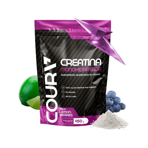 Creatina Monohidratada Coura Lemon-berries 450g