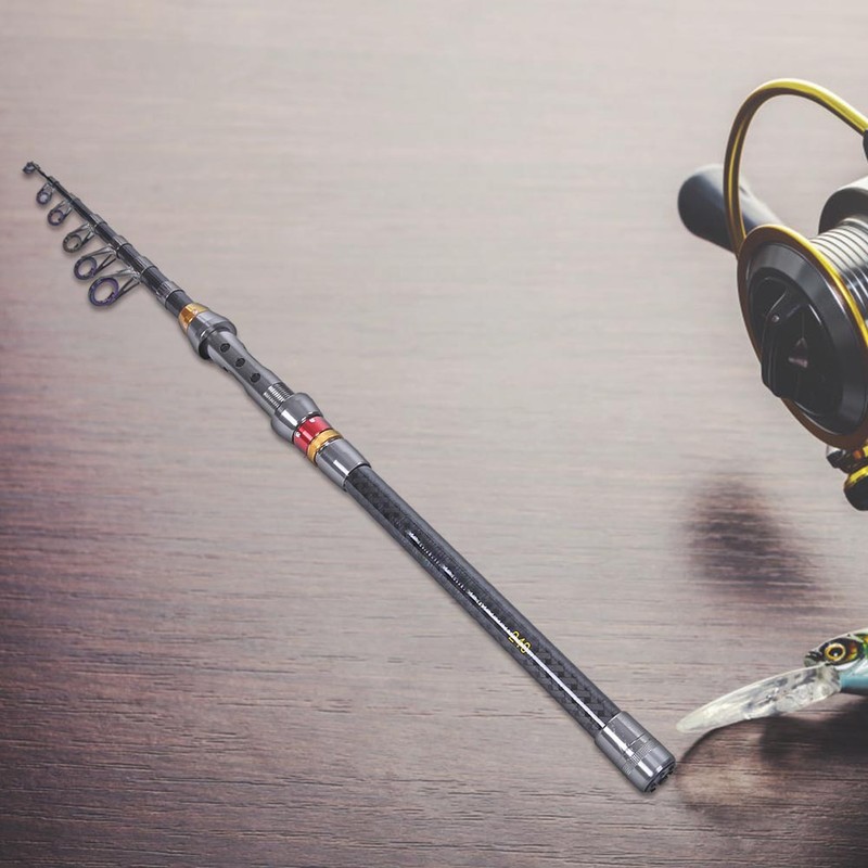 Protable Ultralight Carbon Fishing Rod Telescopic Sea Pole Tackle Accessory