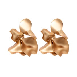 FDEETY Women's Flower Drop Hoop Earrings Tassel Earrings Geometric Earrings Gifts Accessories for Birthday Anniversary, Acrylic