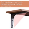 DINZI LVJ Long Wall Shelves, 47.3Inch Wall Mounted Shelves Set