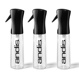 Groomer Barber Stylist Clear Continuous Mist Spray Bottle 10oz Choose Quantity (Three Bottles)