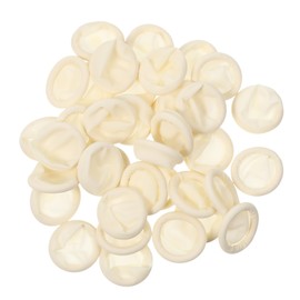 PACKOVE Disposable Fingertip Sleeve Pot with Crimped Design for Protection Lightweight for Eyelash Salons Cover Guards to Prevent Injury