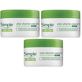 Simple Vital Vitamin Night Cream 50ml 3 Pack