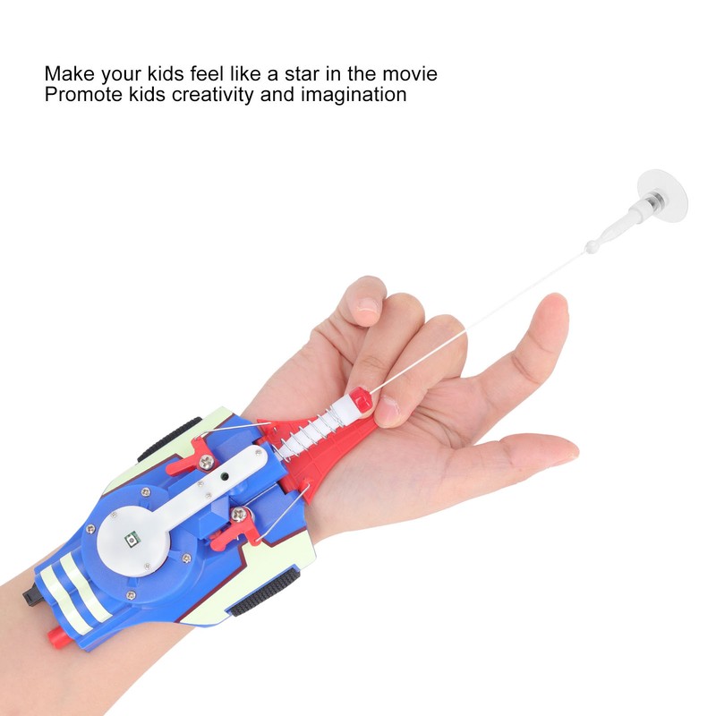 Kids String Launcher Toy Suction Cups Magnet 3 Meters Range