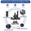 1230 Piezas Tornillos Métricos M2 M3 M4 M5, Acero Aleado