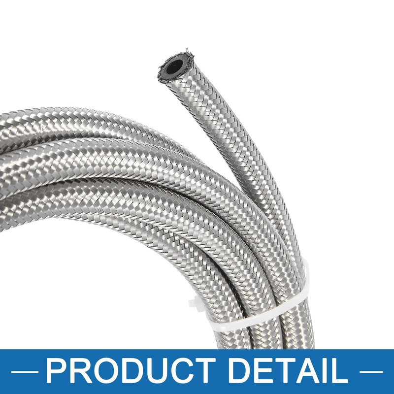 A ABSOPRO 4AN Fuel Hose Reliable AN4 1/4"Braided 10FT CPE