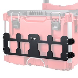 BPOPO Packout Mounting Plate Compatible with Milwaukee Packout Toolbox, Organizer Bracket for Front of Rolling Toolbox