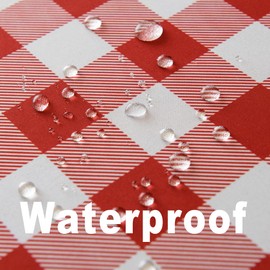 Essifunia Essifunia Waterproof Checkered Tablecloth Fabric - Rectangle 58x84 Inch Classic Gingham Buffalo Plaid Table Cloth for Indoor/Outdoor Use - Washable Table Cover for Kitchen, BBQs, and Parties