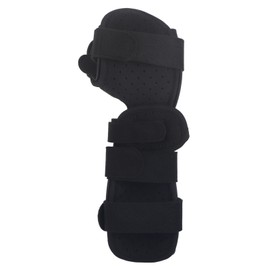 Stroke Hand Splint Stable Support Good Fixation Adjustment Removable Soft Resting Hand Brace for Joint Sprains Tendonitis Right Handed L 32x11cm