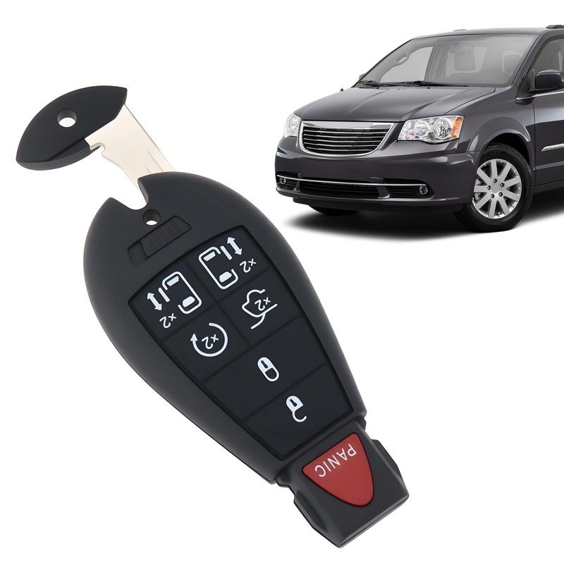 LT Easiyl 6 Button Remote Key Shell Compatible with Chrysler