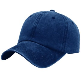 Goodspoon Cap, Hat, Plain, Unisex, Simple, Stylish, UV Protection, Outdoor, Deep, Retro, navy
