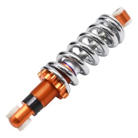Hoypeyfiy Motorcycle Shock Absorber, Center Distance 190mm, Load Capacity 1200lb, Bore 8mm, Spring Adjustable Motorcycle Shock Absorber, Suitable for Mini Pocket Bikes, Buggies
