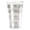 Barfly M37109 Drink Jigger, 2 oz, Stainless w/out Handle