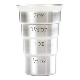 Barfly M37109 Drink Jigger, 2 oz, Stainless w/out Handle