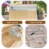 63" Long Handle 6" Deck Stain Brush Applicator with 3"