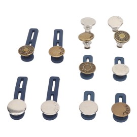 Extensor de Botones para Pantalones, 12 Piezas Botón de Extensión de Pantalones de Aleación para Pantalones