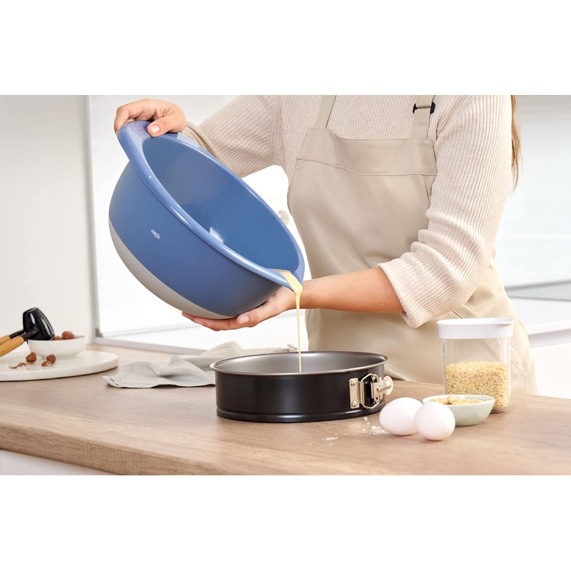 Emsa Prep&Bake 3-Piece Plastic Mixing Bowl Set, 1.4 + 2.8
