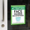 ExcelMark Face Masks Recommended Decal Thank You for Keeping Us