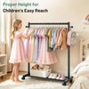 AOODA Short Clothing Rack for Hanging Clothes, Metal Small Clothes