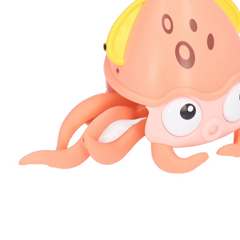 Octopus Bath Toys Electric Sensor Amphibious Floating Crawling Octopus Bathtub