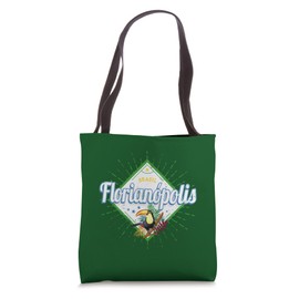 Florianopolis Santa Catarina Brazil Retro Toucan Vintage Tote Bag