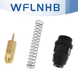 WFLNHB Carburetor Repair Kit with Choke Starter Plunger Replacement for Suzuki Quadrunner 500 LTF500F 1998 1999 2000 2001 2002