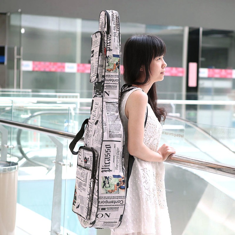600D Water-resistant Oxford Cloth Newspaper Style Double Stitched Padded Straps