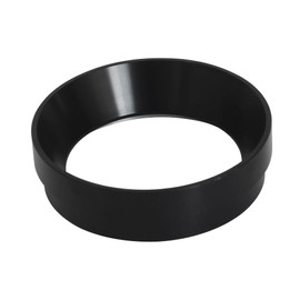 XEOLEO Portafiler ring 58mm Dosing ring Aluminum big size Dose ring Espresso tool Coffee machine accessory (Black)