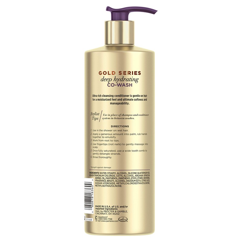 Pantene Gold Series from Sulfate Free Deep Hydrating with Argan