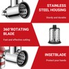 Stainless Steel Slicer Shredder Attachment for KitchenAid Stand Mixer, Salad