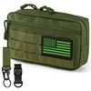 IronSeals Tactical Molle Horizontal Admin Pouch Multi-Purpose Laser-Cut EDC Tool