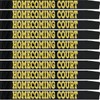 10 Pcs Homecoming Court Sashes with Gold Glitter, Black Homecoming