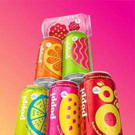 Poppi Fun Favorites Variety Pack, 12 Fl Oz, Pack of 12 Sparkling Prebiotic Soda