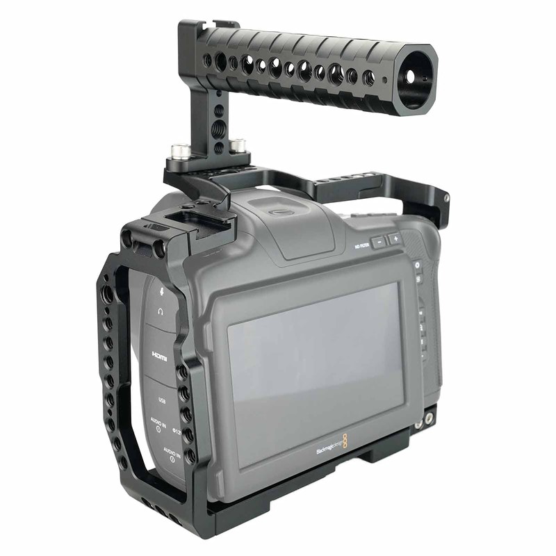 MAGICRIG BMPCC 6K Pro Cage with Top Handle Only for