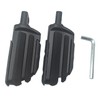 Estriberas para motocicleta y pasajero (Style-D-Metta Negro)