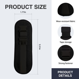 Waist Belt Extender of Baby Carrier for Plus Size Parents, Black