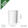 Plastic Ointment Jars with Lids 0.5 Oz – 10 Pack