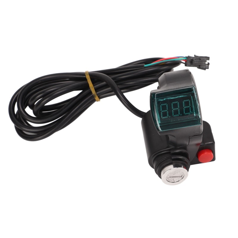 Electric Bike Twist Throttle ABS with Green Screen Lock Keys