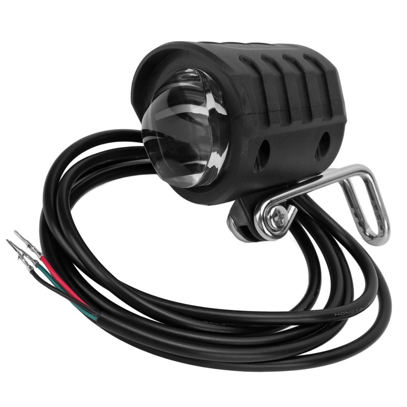 Electric Scooter Headlight Bright LED Inbuilt Horn Waterproof Easy Installation