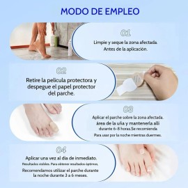Parches Reparadores Lotlash Para Hongos De Uas 21 Piezas Nude
