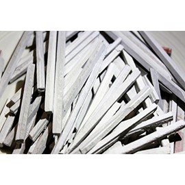 Earthy Goodies Edible Thin Slate Chalk Pencils. White Slate Limestone Chalk Sticks for pica