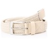 JACK & JONES Men's Jactheo Woven Belt Braided, White, 80