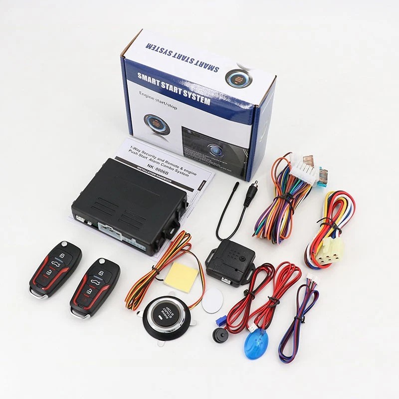 Car Ignition Switch Engine Start Push Button Keyless Entry Starter