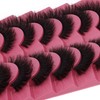 False Eyelashes Fluffy Thick 8D Volume Wispy Faux Mink Lashes