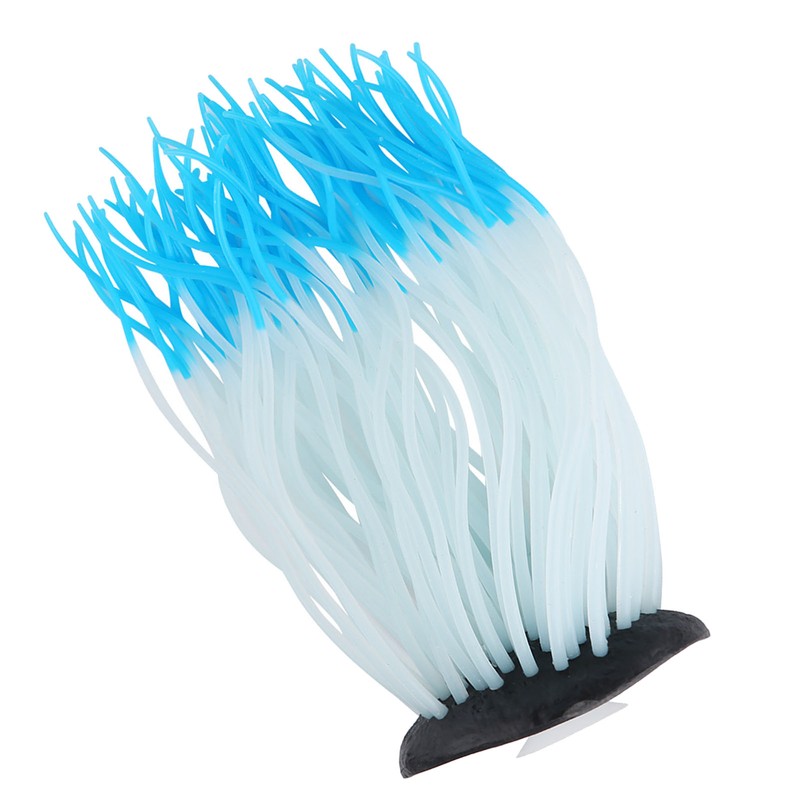 Simulation Artificial Silicone Sea Anemone Coral Ornament for Aquarium Fish