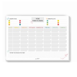 Monthly Planner DV 234 Weekly Planner Daily Planner Organiser Gift Planning Overview