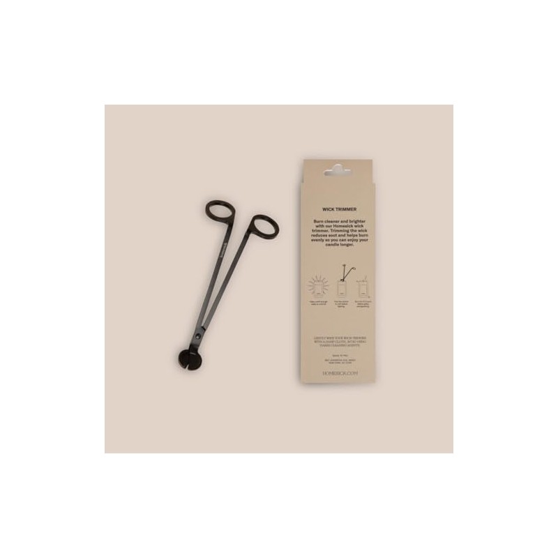 Homesick Candle Wick Trimmer, One Size, Dark Tone Metal