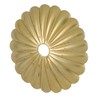 B&P Lamp® Stamped Brass Rosette Bobesche