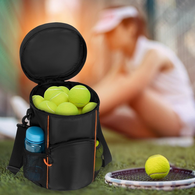 DSLEAF Tennis Ball Bag with Sturdy Bottom, Baseball & Lacrosse