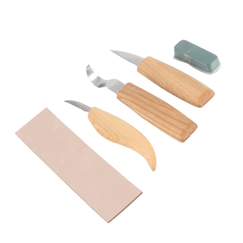 5pcs/set Wood Carving Tools Set Hand Wood Engraving Chisels Knife